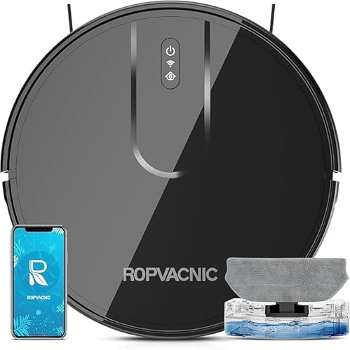 ROPVACNIC Robot Vacuum and Mop Combo with 5200Pa Suction