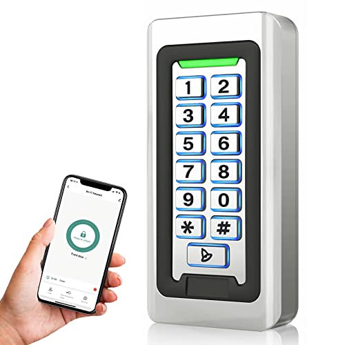 Wireless WiFi Access Control Keypad with EM Card Reader and Backlight