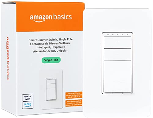 Amazon Basics Alexa-Compatible Smart Dimmer Switch