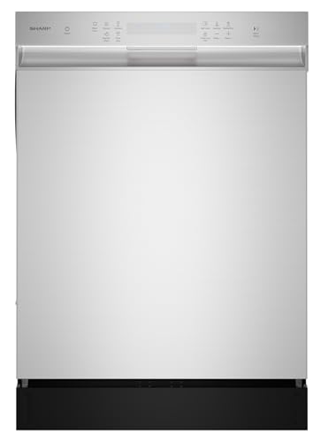 Sharp 24-Inch Stainless Steel Dishwasher with Quiet Operation