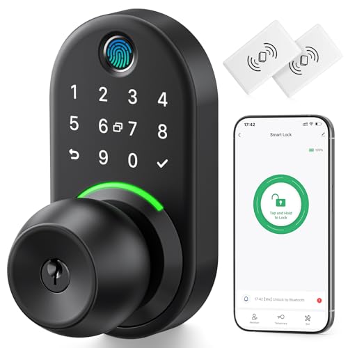 Yamiry Keyless Smart Door Lock with Fingerprint and Keypad