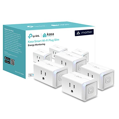Kasa Matter-Compatible Smart Plug with Energy Monitoring