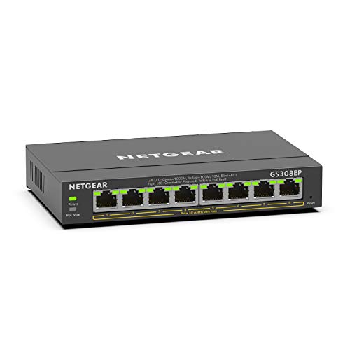 NETGEAR 8-Port PoE+ Gigabit Ethernet Switch