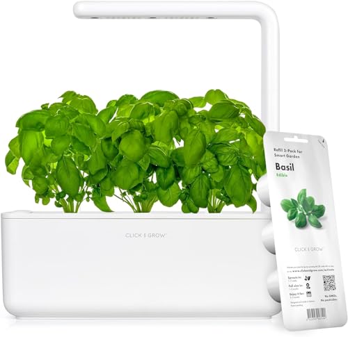 Click & Grow Indoor Smart Herb Garden with LED Grow Light