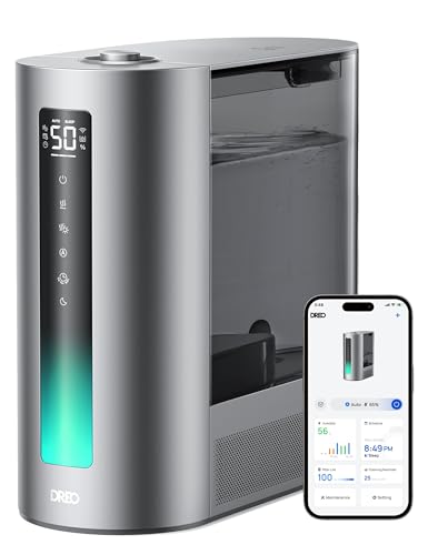 DREO 6L Warm & Cool Mist Humidifier with Smart Humidity Control