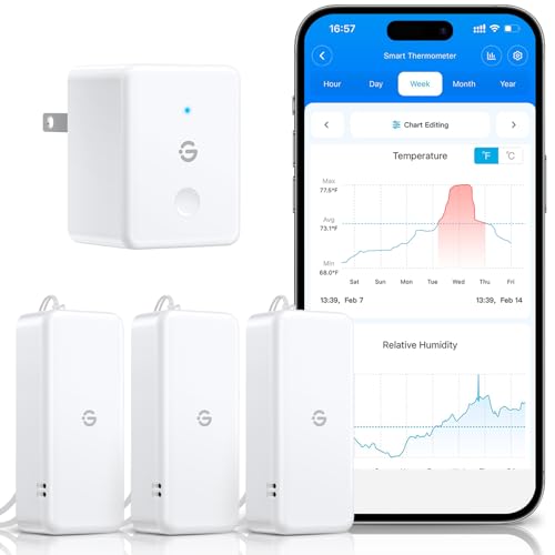 GoveeLife WiFi Hygrometer Thermometer 3-Pack