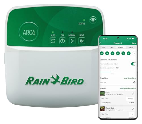 Rain Bird ARC6 Indoor Smart WiFi Sprinkler Timer - 6 Zones