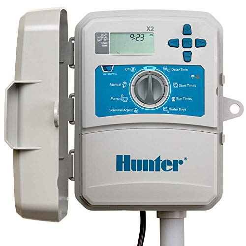 Hunter X2 14-Station Outdoor Sprinkler Controller with Smart Wi-Fi Compatibility