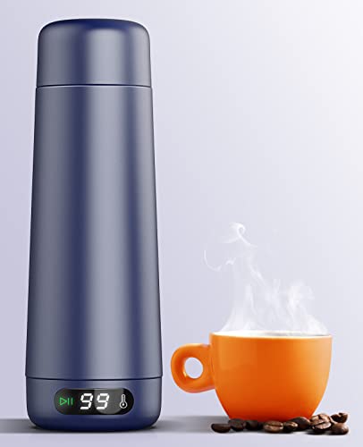 Portable Dual Voltage Electric Travel Kettle with Temperature Control