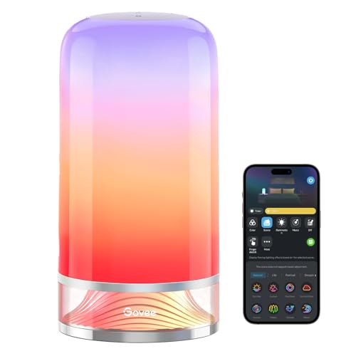 Govee RGBIC Smart Table Lamp with 64 Scene Modes and Voice Control