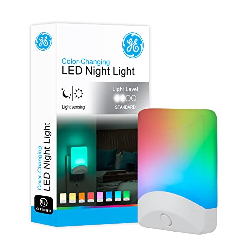 GE Color Changing LED Night Light with Dusk to Dawn Sensor