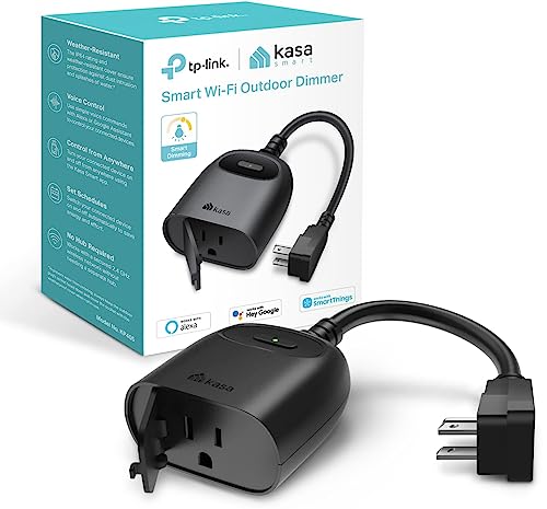 Kasa Outdoor Smart Dimmer Plug for Dimmable Lights