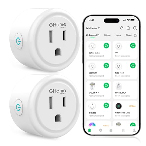 GHome WiFi Smart Plug with Voice and App Control