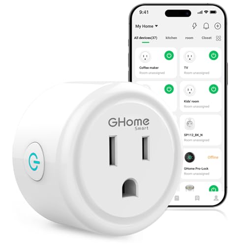 GHome WiFi Smart Plug Compatible with Alexa and Google Home