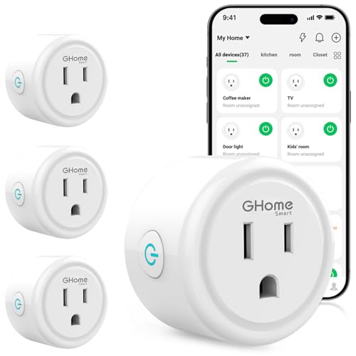 GHome WiFi Smart Plug Compatible with Alexa and Google Home