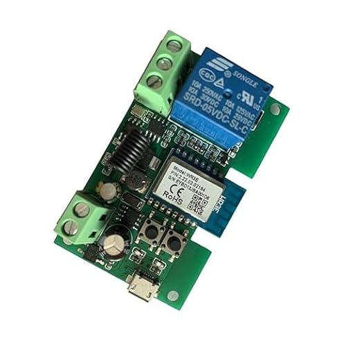 Tuya 1-Channel WiFi Smart Switch Module with Voice Control