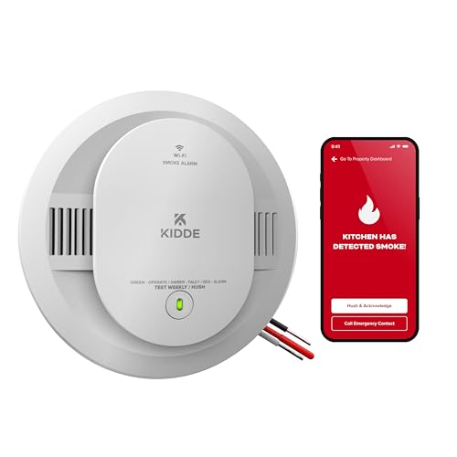 Kidde Smart Smoke Detector with Hardwired and Battery Backup