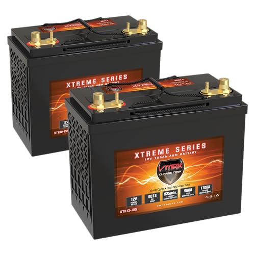 VMAX XTR12-155 12V 155Ah AGM Deep Cycle Battery ,  Maintenance Free, Long Life