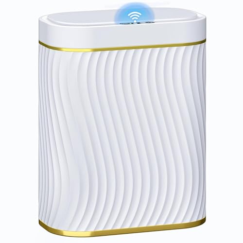 2.6 Gallon Touchless Bathroom Trash Can with Motion Sensor