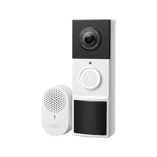 Tapo 2K Wireless Smart Video Doorbell with 160 Wide-Angle View