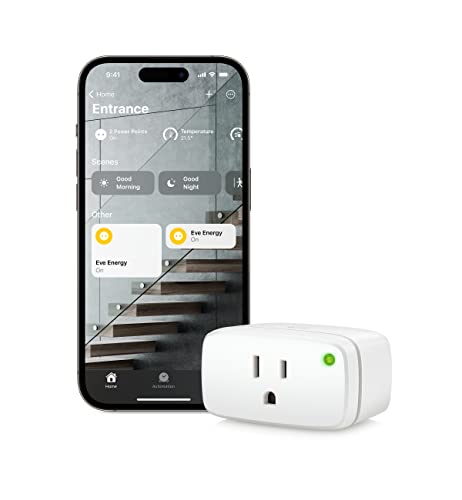 Eve Energy Matter-Enabled Smart Plug with Voice and App Control
